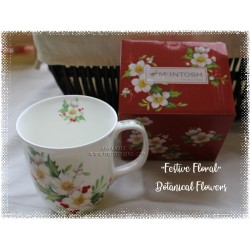 NEW "Botanical Flowers" Java Mugs - McIntosh Fine Bone China